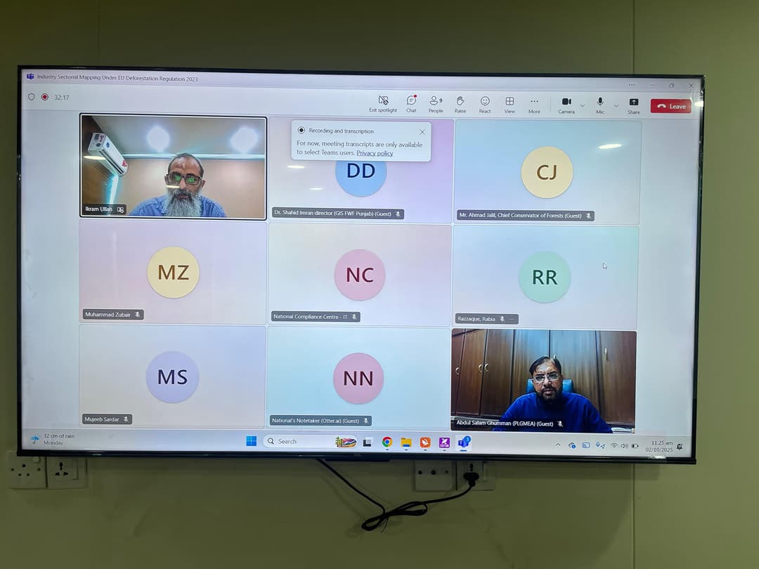 Meeting on Industry Sectoral Mapping Under EU Deforestation Regulation 2023