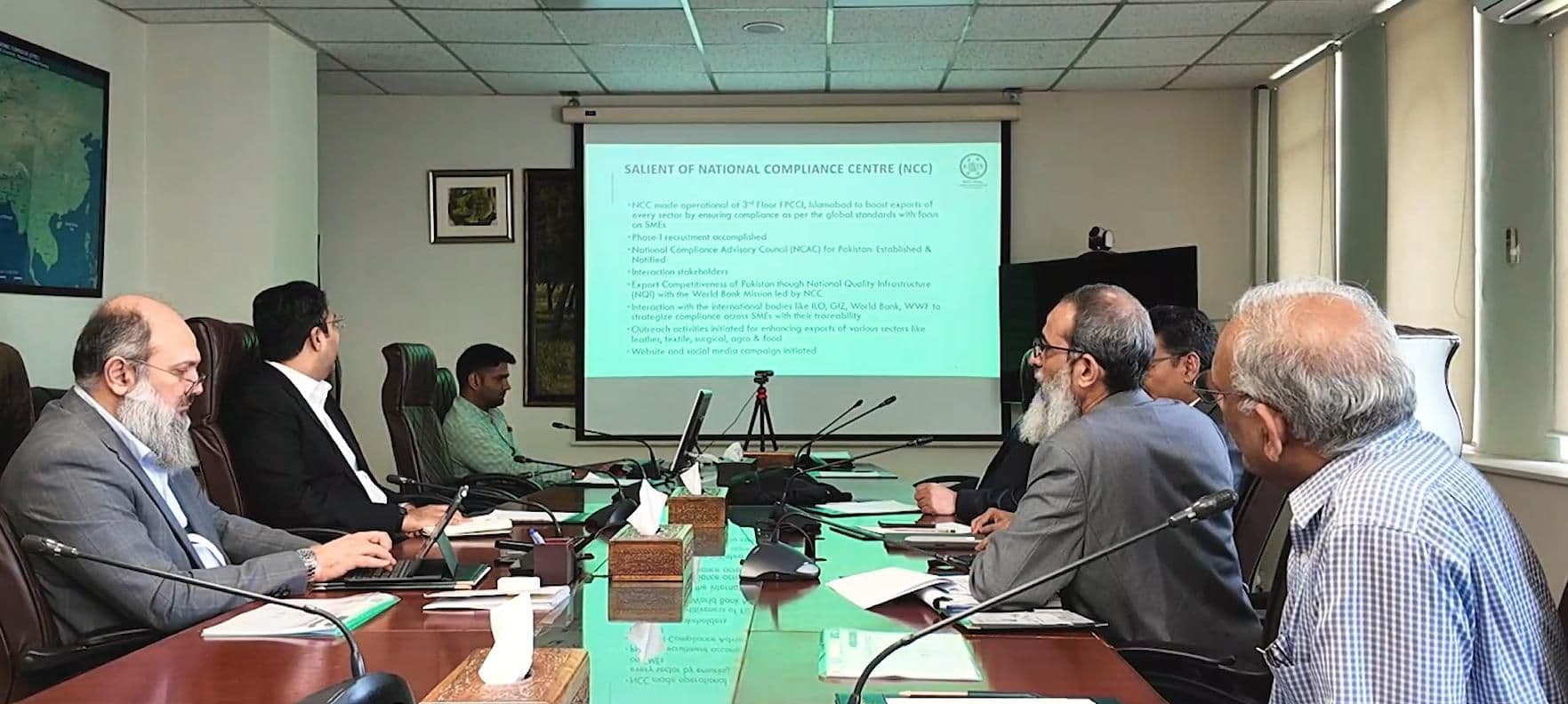 Minister Jam Kamal Khan Reviews NCC Progress and World Bank Mission Visit.